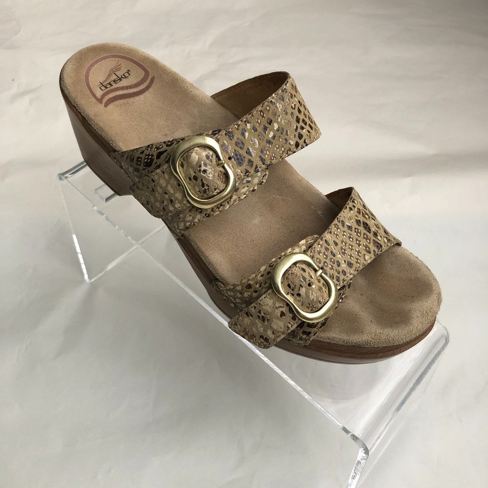 Dansko Sz 39 US 9 Leather Clogs Sandals